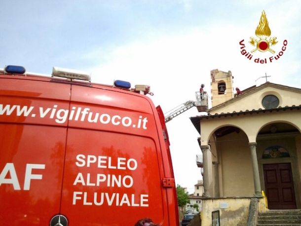 I Vigili del Fuoco al lavoro