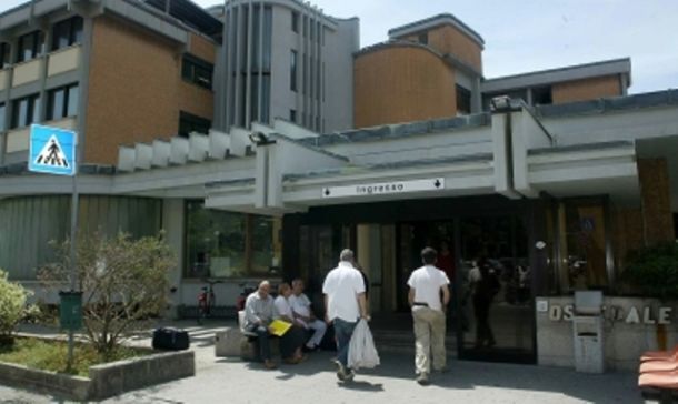 L'ospedale di Pescia dove è stata portata la donna ritrovata
