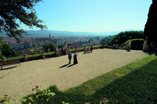 Vista terrazza Giardino Bardini