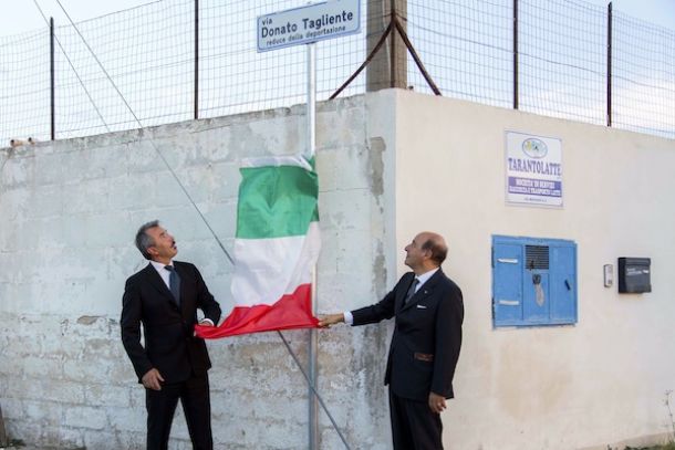 L'inaugurazione di via Donato Tagliente a Crispiano