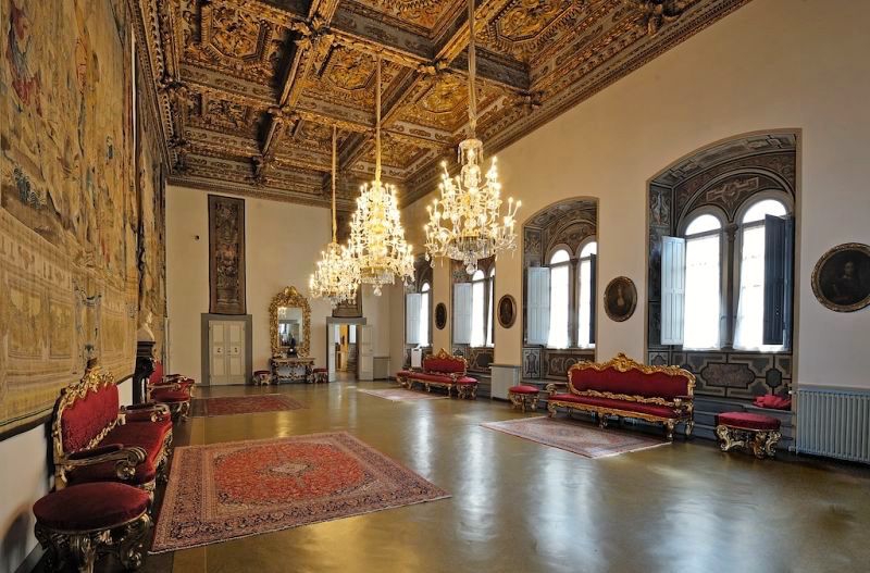 La sala di Carlo VIII a Palazzo Medici Riccardi dove si svolgerà la cerimonia