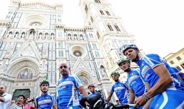 Mondiali di ciclismo, Bettini sul percorso toscano