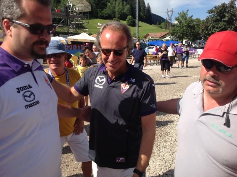 Un'immagine di Andrea Della Valle oggi a Moena