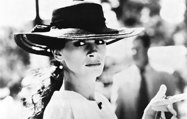 Julia Roberts in Pretty Woman con un cappellio Memar