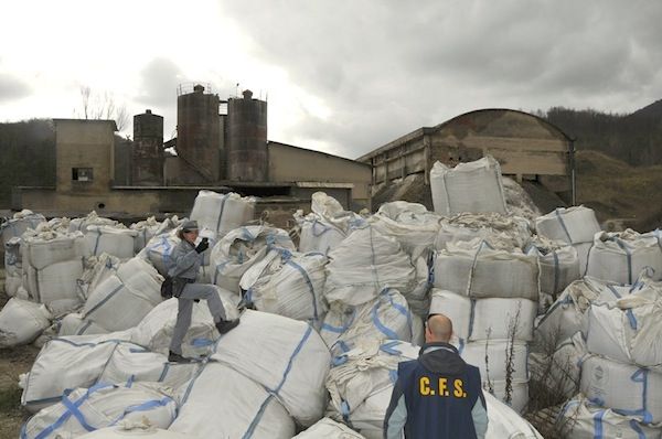 L'ex cava di Paterno nel comune di Vaglia in Mugello