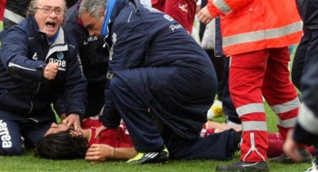 Il dramma in campo di Piermario Morosini