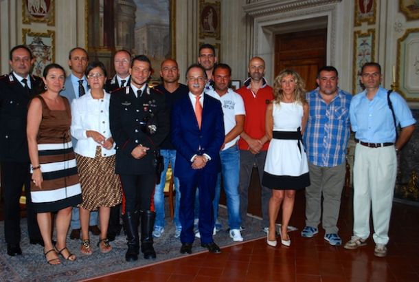 L'incontro di stamani del prefetto Varratta con polizia e carabinieri