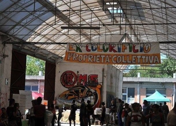 L'ex Colorificio Toscano occupato