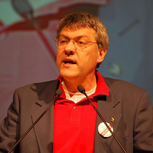 Il segretario Fiom Maurizio Landini