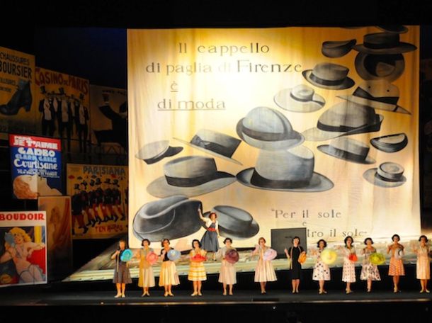 Una scena de «Il cappello di paglia di Firenze»
