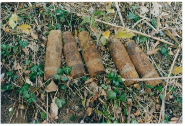 Proiettili che verranno fatti brillare