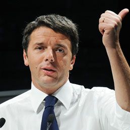 Matteo Renzi potrebbe essere il candidato premier del Pd per un governissmo con il Pdl