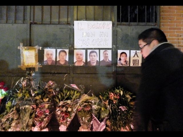 Le vittime del rogo del Macrolotto