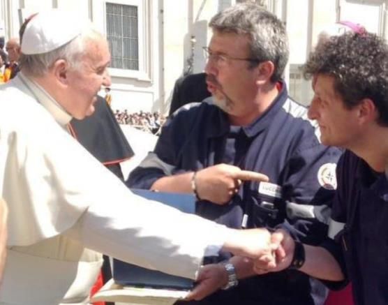 Gli operai della Lucchini dal Papa