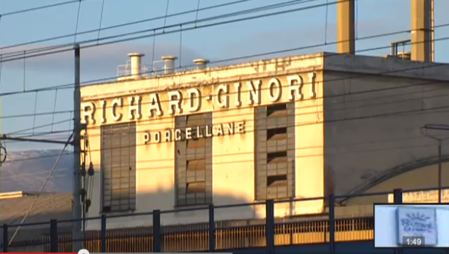 Lo stabilimento della Richard Ginori a Sesto Fiorentino