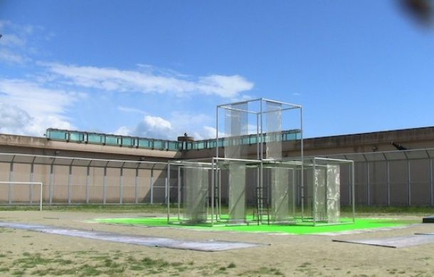 Il cortile del carcere di San Gimignano dove si svolgerà lo spettacolo