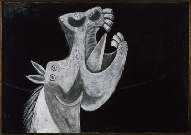 Pablo Picasso, Testa di cavallo. Schizzo per “Guernica” 2 maggio 1937, Museo Nacional Centro de Arte Reina Sofía, Madrid.