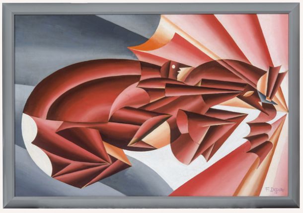 Fortunato Depero - Nitrito in velocita