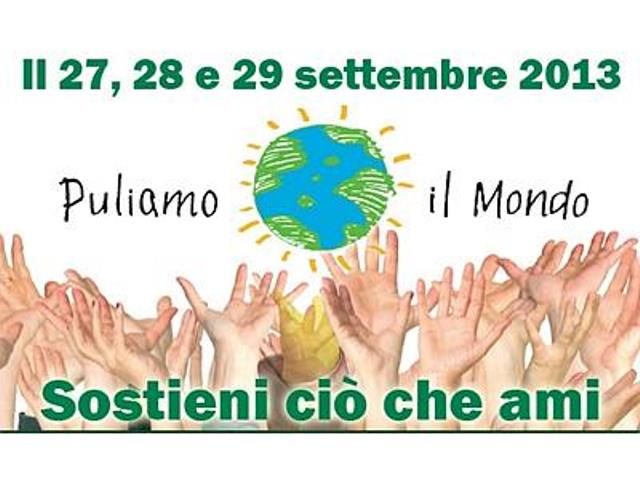 Puliamo il mondo 27-29 settembre 2013