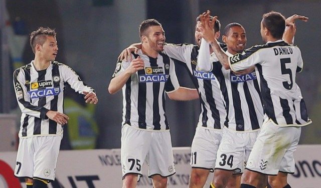 Festeggia l'Udinese che vince a Livorno