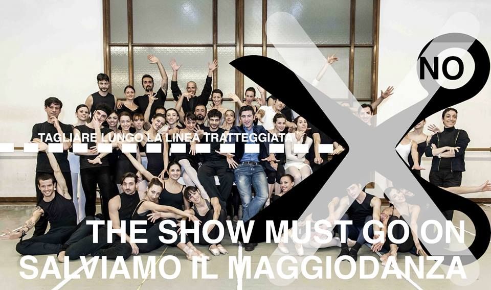 Un manifesto della campagna 'Salviamo il MaggioDanza'