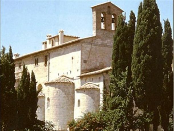 Abbazia di Spineto dove è riunito il Governo