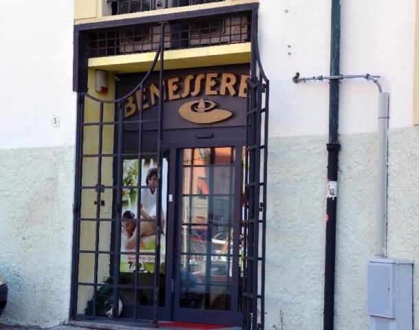 Il centro benessere chiuso a Livorno