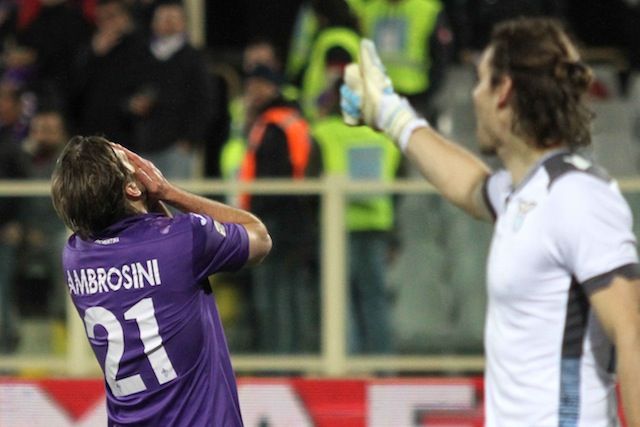 La delusione di Ambrosini per il mancato gol