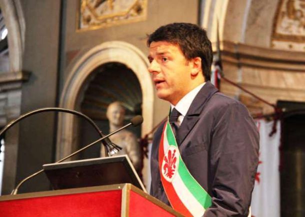 Renzi all'inaugurazione dell'anno accademico in Palazzo Vecchio