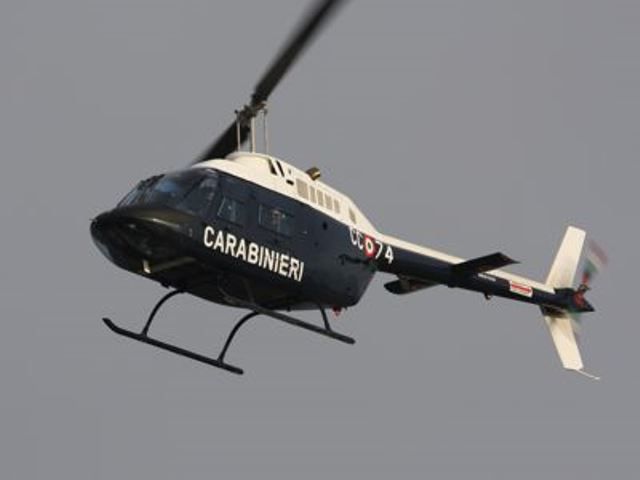 Ricerche di Francesca Benetti anche dall'alto con l'elicotter