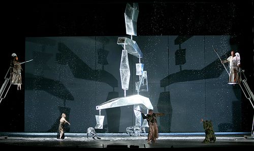 Una scena di Die Walküre di Wagner nell'allestimento del 2007