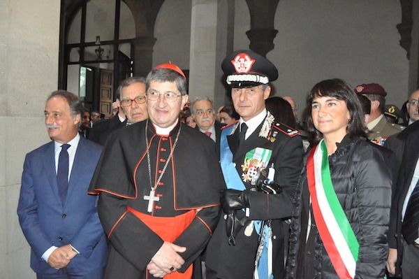 Il cardinale Betori e il generale Saltalamacchia