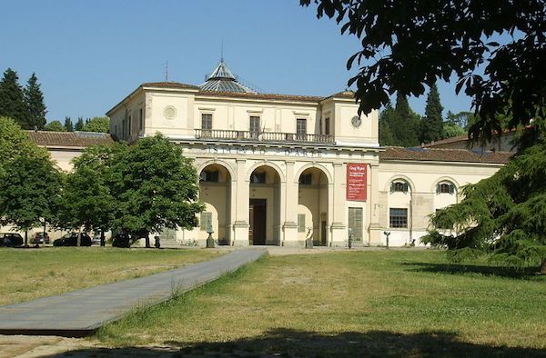 La palazzina che ospita l'Istituto d'Arte a Porta Romana