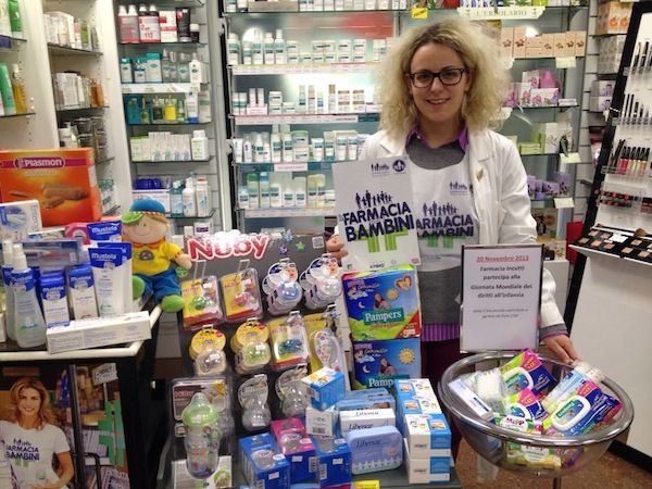 Si rinnova per il secondo anno l'iniziativa "In farmacia per i bambini"