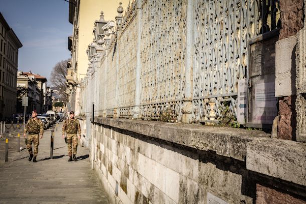 Operazione Strade sicure intorno alla Sinagoga di Firenze