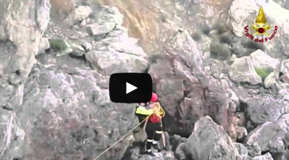 Video Vigili del Fuoco, salvataggio all'Argentario