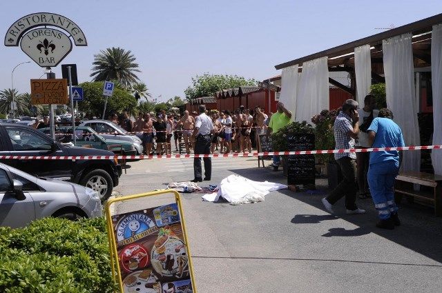 Il lungomare di Marina di Massa dove è avvenuta la tragedia