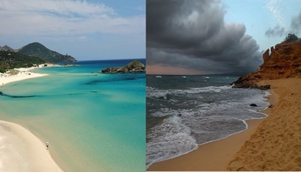 Clima da inverno-estate in un'Italia divisa in due