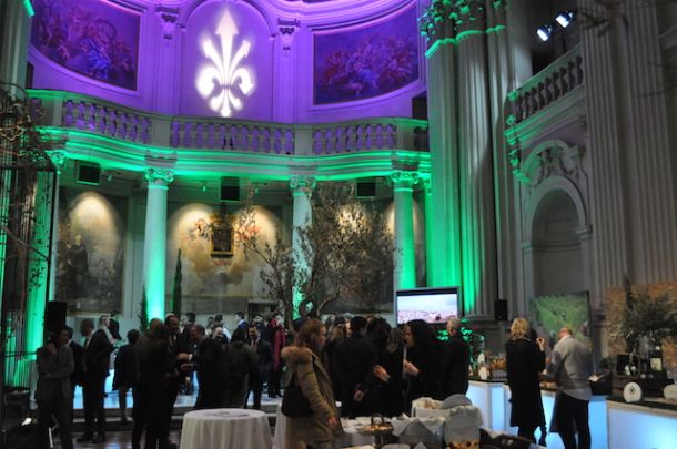 L'ex aula del tribunale, ora Sala della Musica, nel complesso san Firenze
