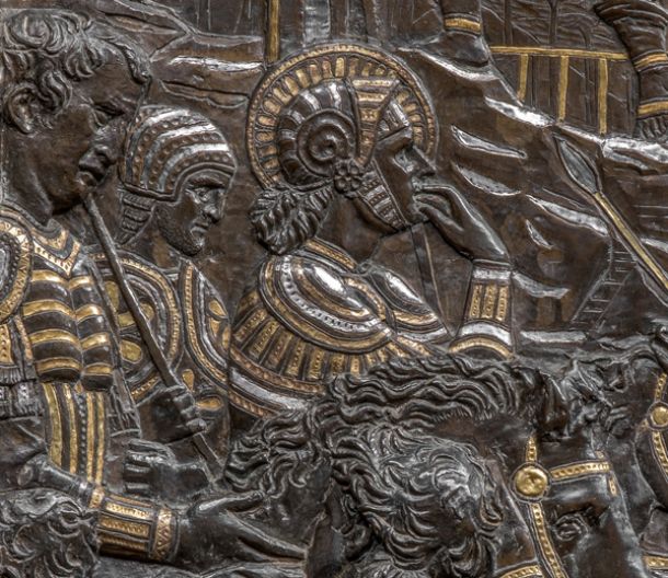 Donatello, Crocifissione, particolare