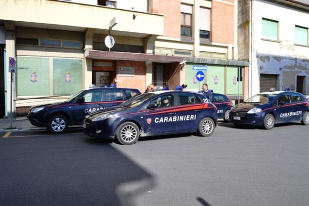 La caserma dei carabinieri ad Empoli
