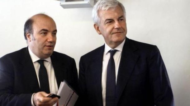 Mps, l'ad Fabrizio Viola ed il presidente Alessandro Profumo