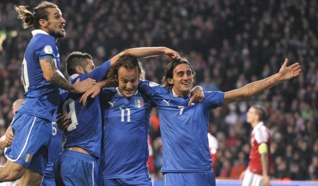 L'esultanza azzurra per il pareggio raggiunto al 91'