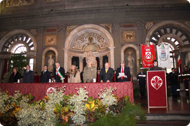 La cerimonia di Firenze per il riconoscimento «Scudi di San Martino»
