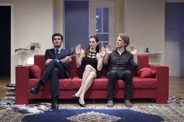 Ospiti, da sinistra Bocci, Ivone e Bonini