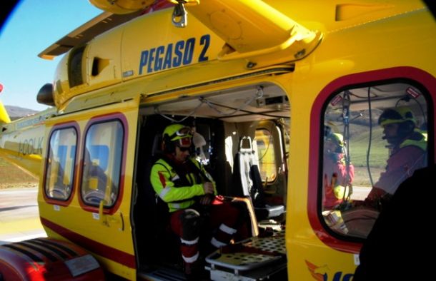 L'elicottero Pegaso della Regione Toscana