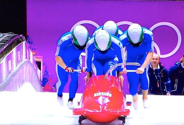 La squadra italiana di Bob a 4 alle Olimpiadi