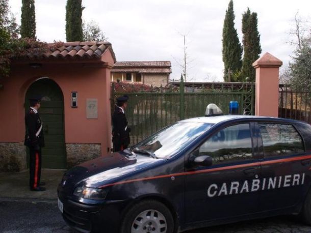 La villa di Marchioro dove è avvenuto la rapina