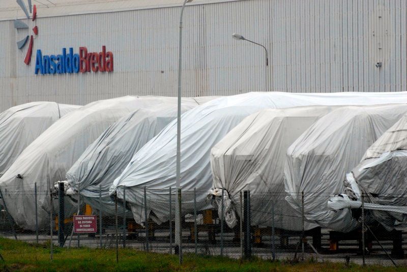 Lo stabilimento AnsaldoBreda a Pistoia