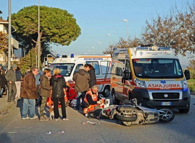 Grave incidente stradale a Cecina